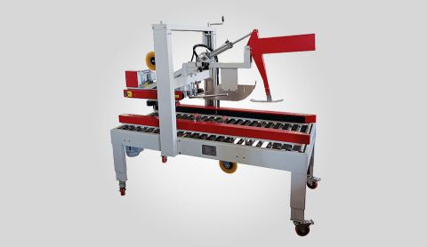 EXC-308 semi auto folding & sealing machine