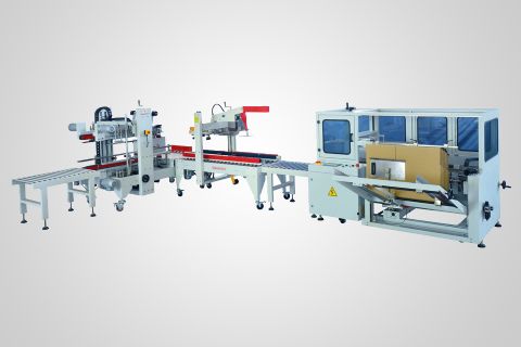 Automatic box shaped sealing line